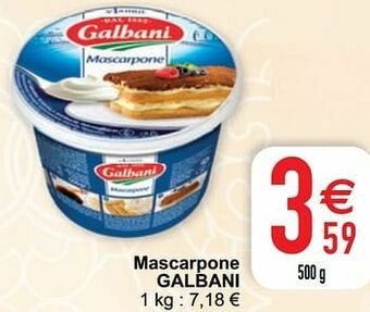 Cora Mascarpone galbani aanbieding