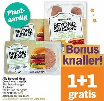 Albert Heijn Beyond burger aanbieding