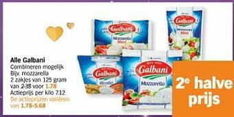 Albert Heijn Galbani mozzarella aanbieding