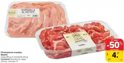 Carrefour Flinterdunne sneetjes Maletti aanbieding