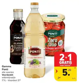 Carrefour Gamma Ponti aanbieding