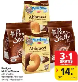 Carrefour Koekjes Mulino Bianco aanbieding