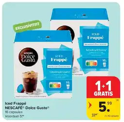 Carrefour Iced Frappé NESCAFÉ Dolce Gusto aanbieding