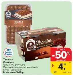 Carrefour Tiramisu Carrefour aanbieding