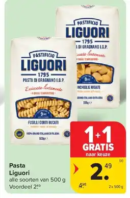 Carrefour Pasta Liguori aanbieding