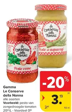 Carrefour Gamma Le Conserve della Nonna aanbieding