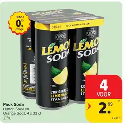 Carrefour Pack Soda aanbieding