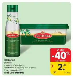 Carrefour Margarine Bertolli aanbieding