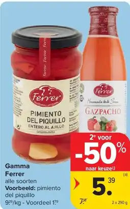Carrefour Gamma Ferrer aanbieding