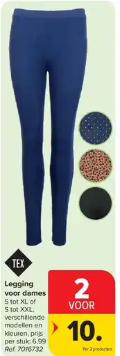 Carrefour Legging voor dames aanbieding