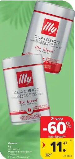 Carrefour Gamma illy aanbieding