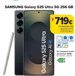 Carrefour SAMSUNG Galaxy S25 Ultra 5G 256 GB aanbieding