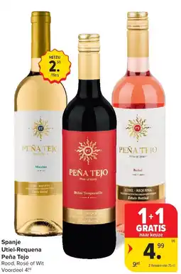 Carrefour Spanje Utiel-Requena Peña Tejo aanbieding