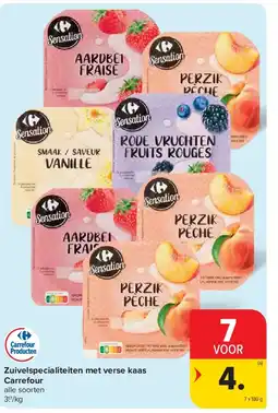 Carrefour Zuivelspecialiteiten met verse kaas Carrefour aanbieding