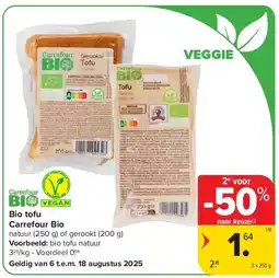 Carrefour Bio tofu Carrefour Bio aanbieding