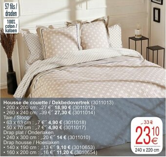 Cora Housse de couette / Dekbedovertrek aanbieding