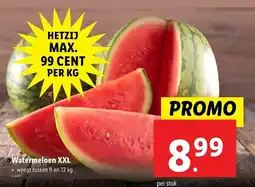 Lidl Watermeloen XXL aanbieding