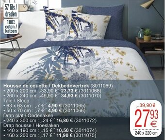 Cora Housse de couette / Dekbedovertrek aanbieding