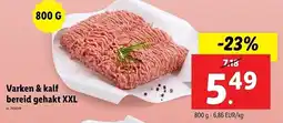 Lidl Varken & Kalf Bereid Gehakt XXL aanbieding