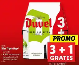 Lidl Duvel Bier Triple Hop 9,5 % vol aanbieding