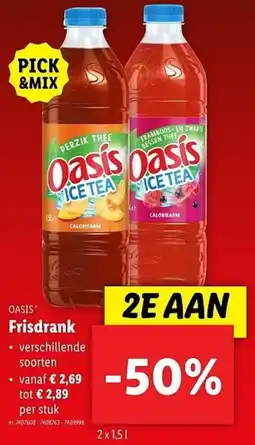 Lidl Oasis Frisdrank aanbieding