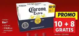 Lidl Corona Bier 4,5 % vol aanbieding