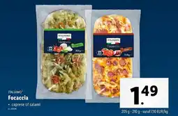 Lidl Italiamo Focaccia aanbieding