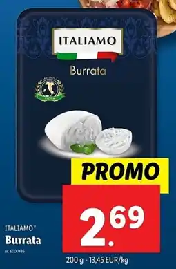 Lidl Italiamo Burrata aanbieding