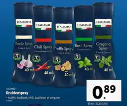 Lidl Italiamo Kruidenspray aanbieding