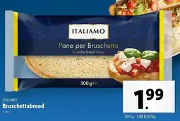 Lidl Italiamo Bruschettabrood aanbieding