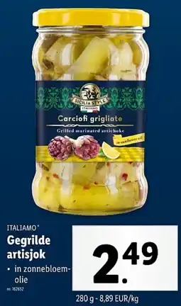 Lidl Italiamo Gegrilde artisjok aanbieding
