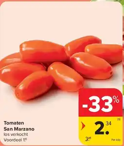 Carrefour Tomaten San Marzano aanbieding