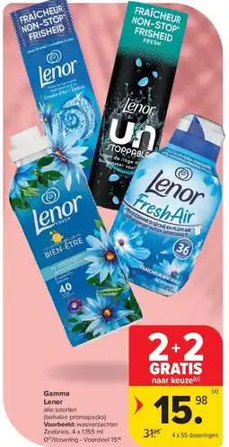 Carrefour Gamma Lenor aanbieding