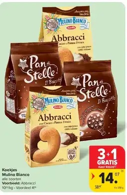 Carrefour Koekjes Mulino Bianco aanbieding