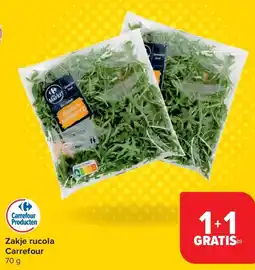 Carrefour Zakje rucola Carrefour aanbieding