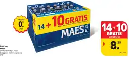 Carrefour Krat bier Maes aanbieding