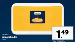 Lidl Italiamo Lasagnebladen aanbieding