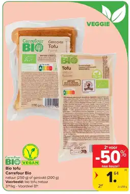 Carrefour Bio tofu Carrefour Bio aanbieding