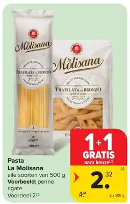Carrefour Pasta La Molisana aanbieding