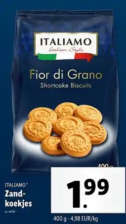 Lidl Italiamo Zand koekjes aanbieding