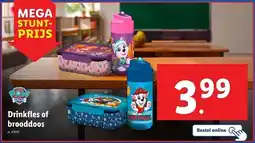 Lidl Drinkfles of Brooddoos aanbieding