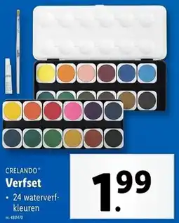 Lidl Crelando Verfset aanbieding