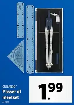 Lidl Crelando Passer of meetset aanbieding