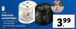 Lidl Tronic Elektrische Potloodslijper aanbieding