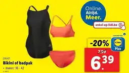 Lidl Crivit Bikini of badpak aanbieding