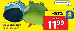 Lidl Crivit Pop-up strandtent aanbieding