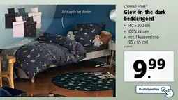 Lidl Livarno home Glow-in-the-dark Beddengoed aanbieding