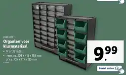 Lidl Parkside Organizer voor klusmateriaal aanbieding