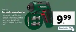 Lidl Parkside aanbieding
