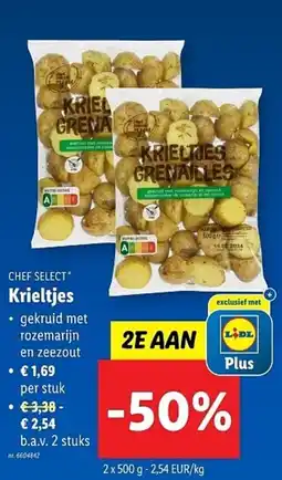 Lidl Chef Selec Krieltjes aanbieding